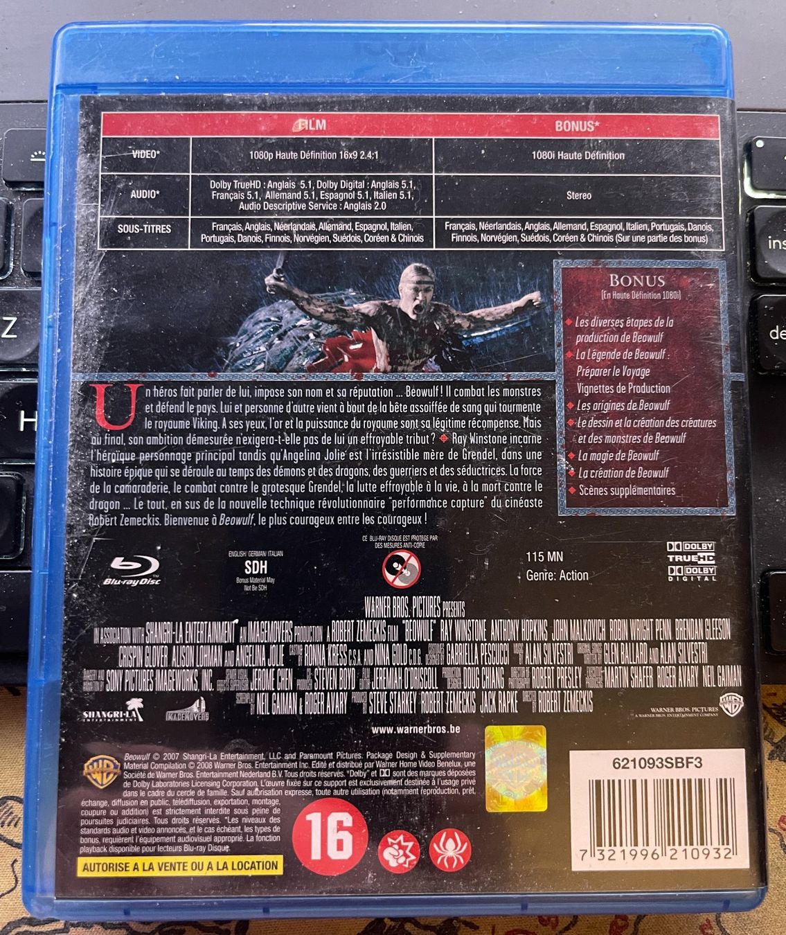 Tutti i DVDs: La Légende de Beowulf (2007) - Blu-ray – Usato da Semsales venduto da __Florian__ 2