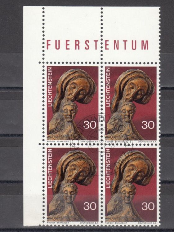 Tutti i francobolli: LBK 469 im 4er-Block mit ET – Usato da Bürglen TG venduto da StampGraf