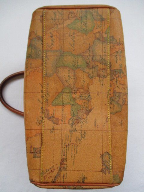 ALVIERO MARTINI 1a CLASSE Geo Classic Boston Hand Bag (Usato) a