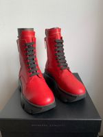 GIUSEPPE ZANOTTI: OVP/Neu - rote Stiefelette, 37, NP €850