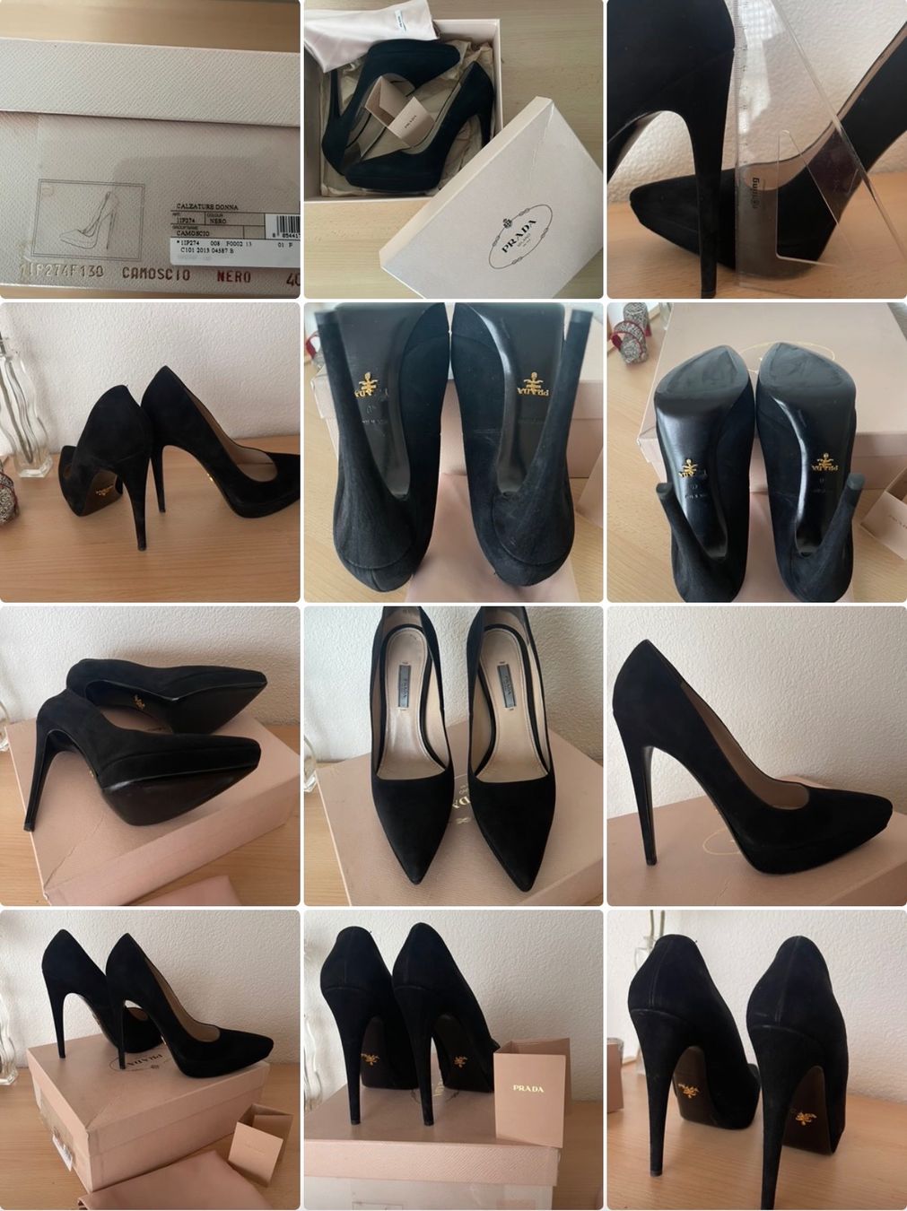 Prada Damenschuhe: PRADA 40-40,5 Exklusivmode/NP1200CHF Pumps 13/4 – Neu (gemäss Beschreibung) aus Kölliken von Prscoo 9