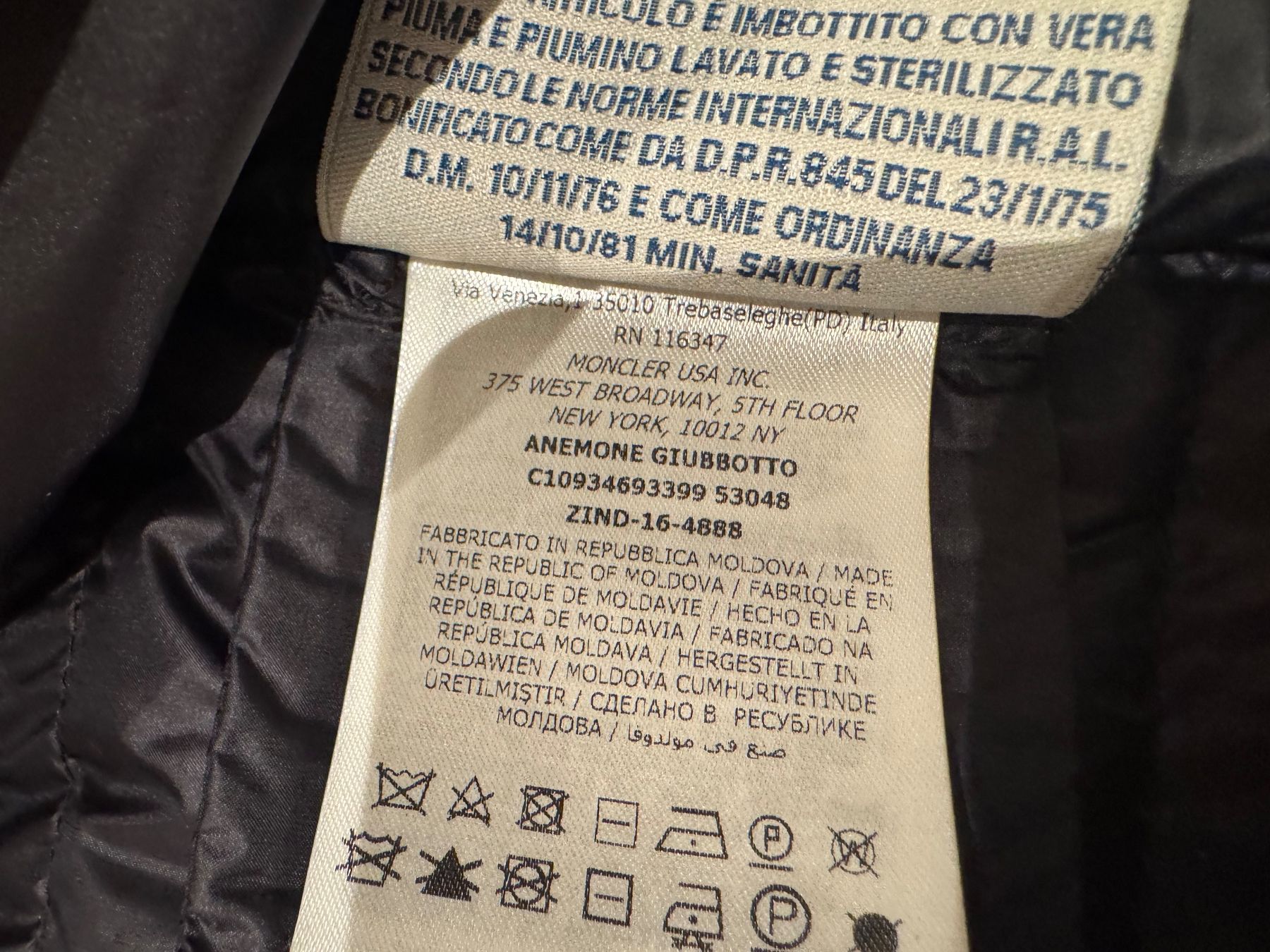 Moncler Jacken: Moncler Anemone NWT Übergangsjacke, 3(40 oder L) NP 1075Fr – Neu (gemäss Beschreibung) aus Klingnau von Markus14 4
