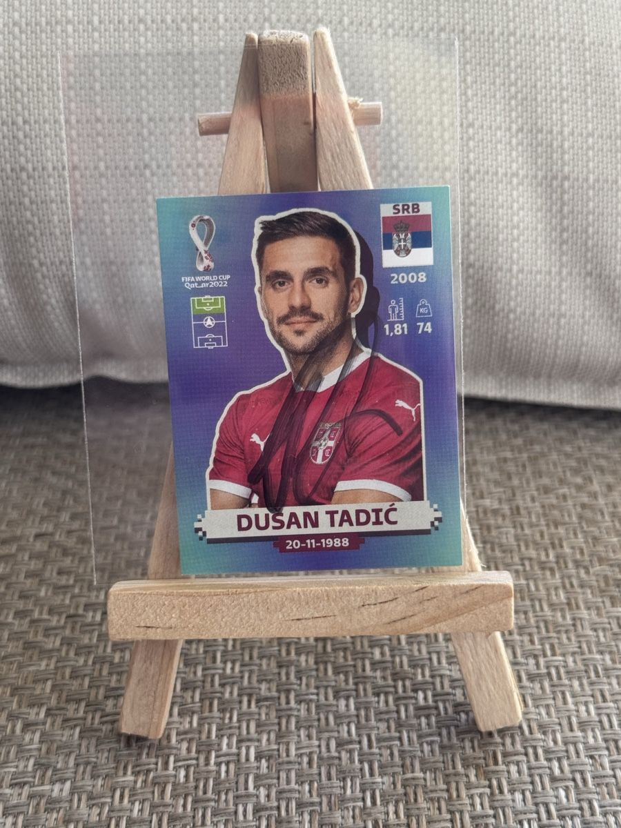 Panini Carte collezionabili: Panini WM 2022 Dusan Tadic Sticker – Usato da Emmen venduto da Panininho