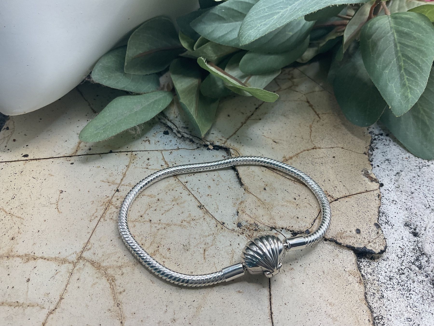 Bracelets: Armband mit Klappverschluss, Sterlingsilber – Neuf (Voir description) à luzern par Alpendorf1