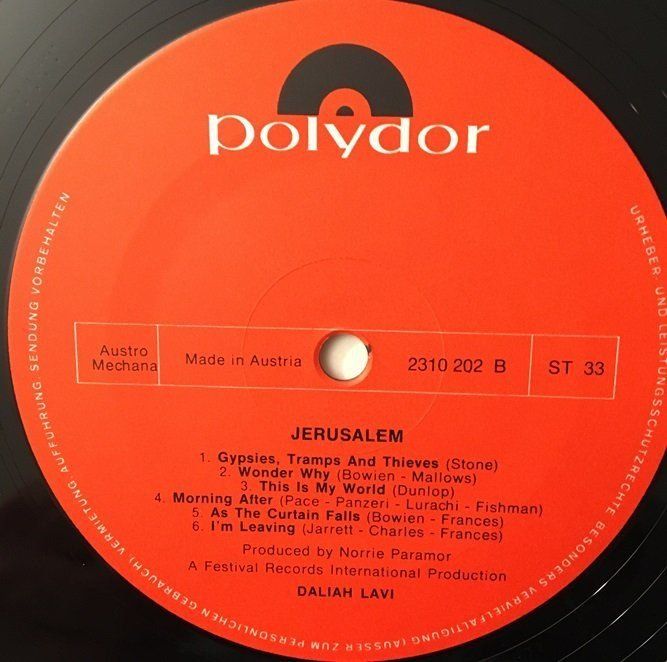 Dischi in vinile: Daliah Lavi - Jerusalem (LP) – Usato da Grüningen venduto da azulmarron 3