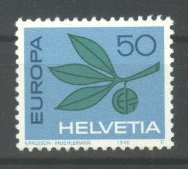 Alle Briefmarken: 1965, Europa ** (2) – Gebraucht aus Willisau von Vollstempel