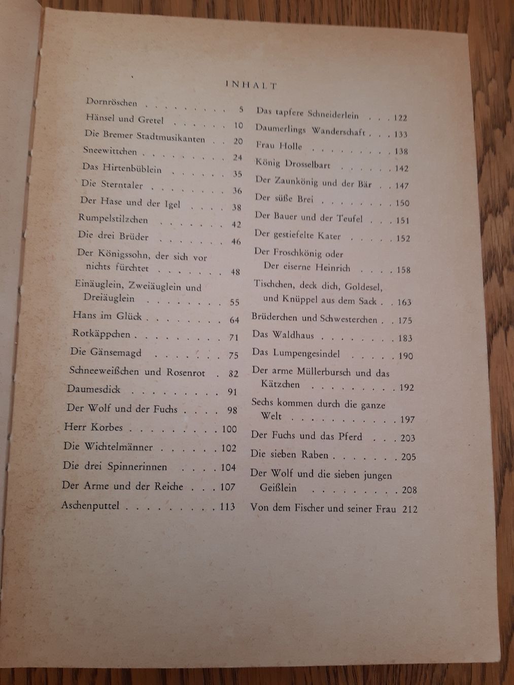 Libri: Grimms Märchen. 1. Auflage 1956. – Usato da Spiegel b. Bern venduto da hopplas 2