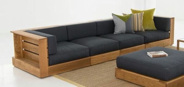 Sofas: Sofa Gartensofa Lounge Outdoor Couch Teakholz Gartenmöbel – Neu und originalverpackt aus Daisendorf von Wohn-Kult