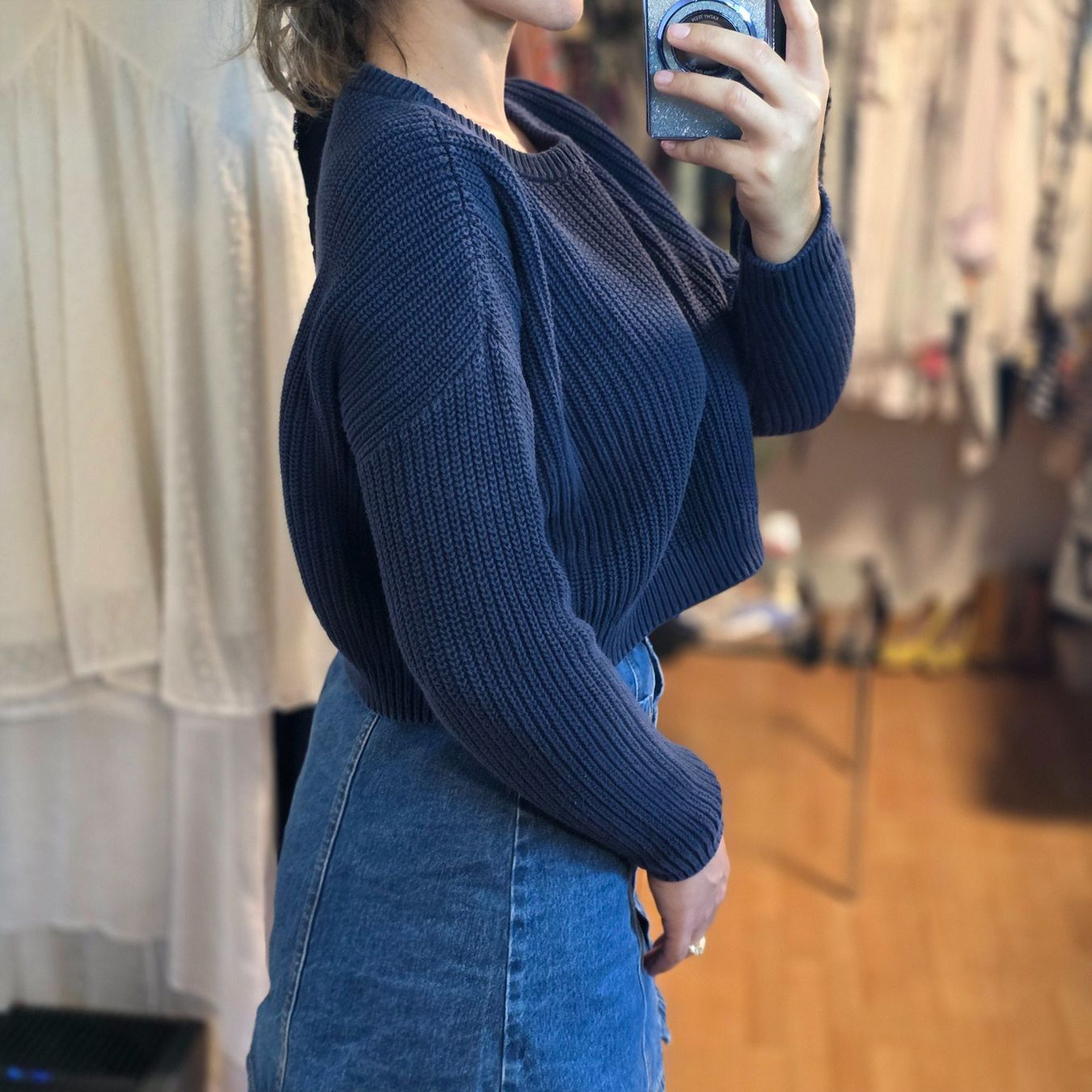 Dariadéh Pullover & Sweatshirts: Dariadéh Crop Pullover Bio-Baumwolle S/M – Gebraucht aus Wald ZH von CapLux 1