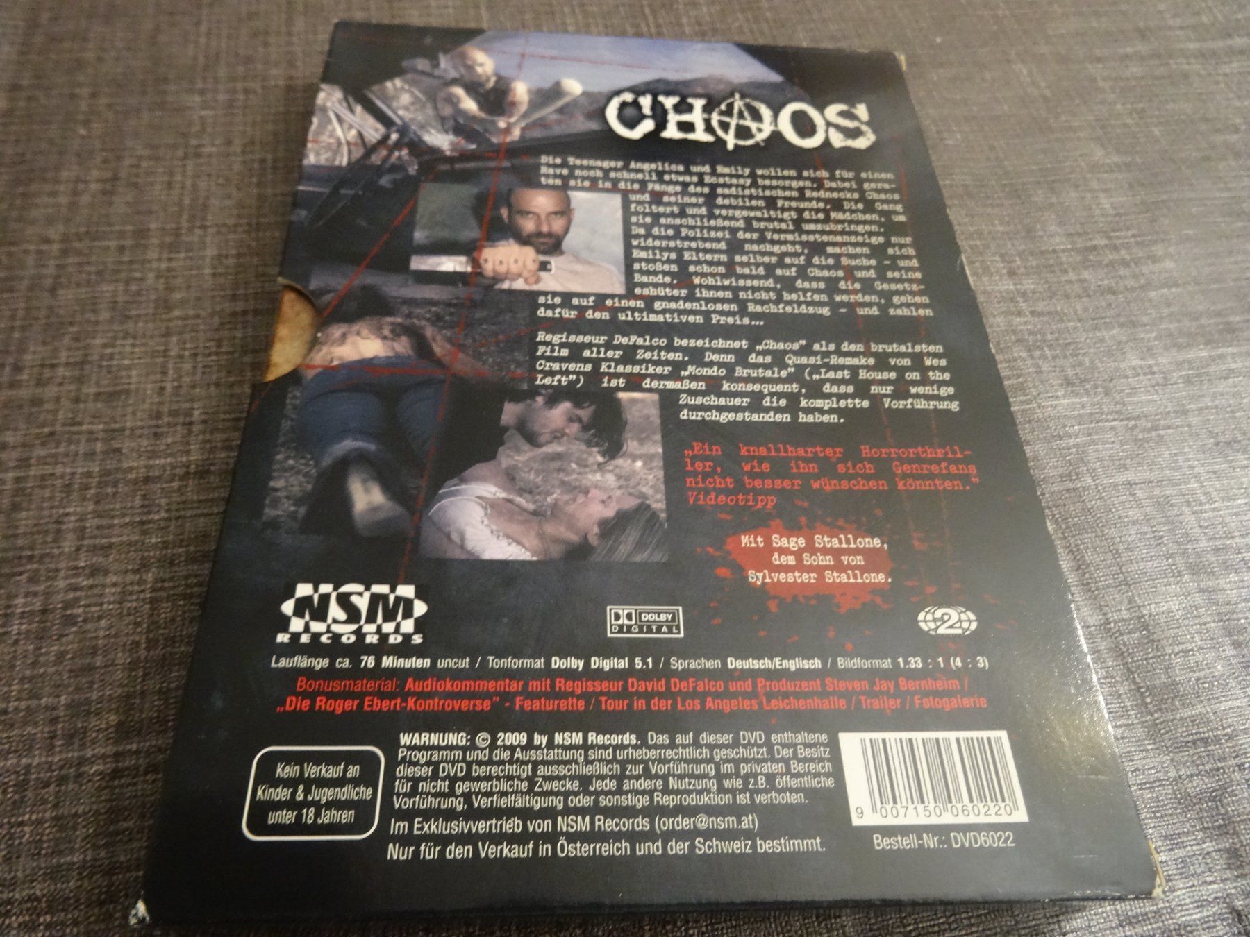 Tous les DVDs: DVD Chaos Uncut Version – D'occasion à Olten par Disc-Verkauf 1