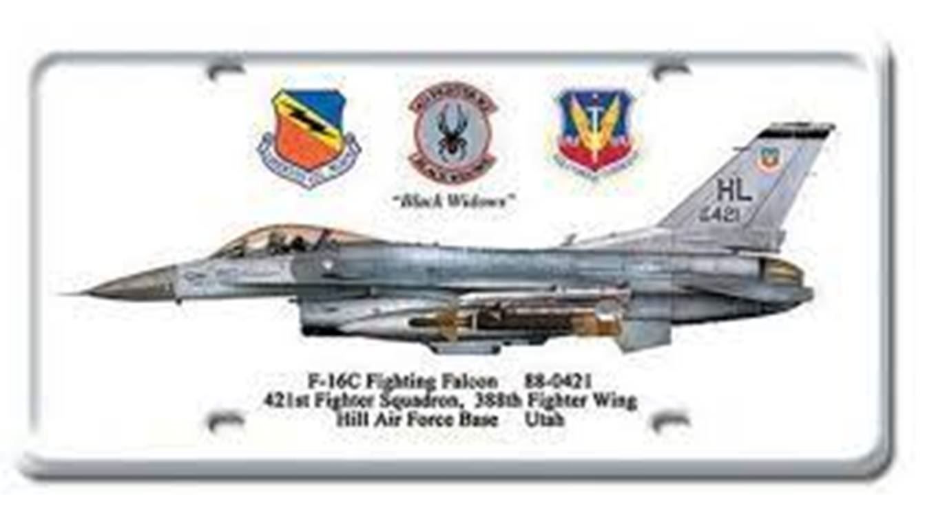 Insegne: Blechschild - F-16 C FIGHTING FALCON – Nuovo e nell'imballaggio originale da Rupperswil venduto da big-one-sale