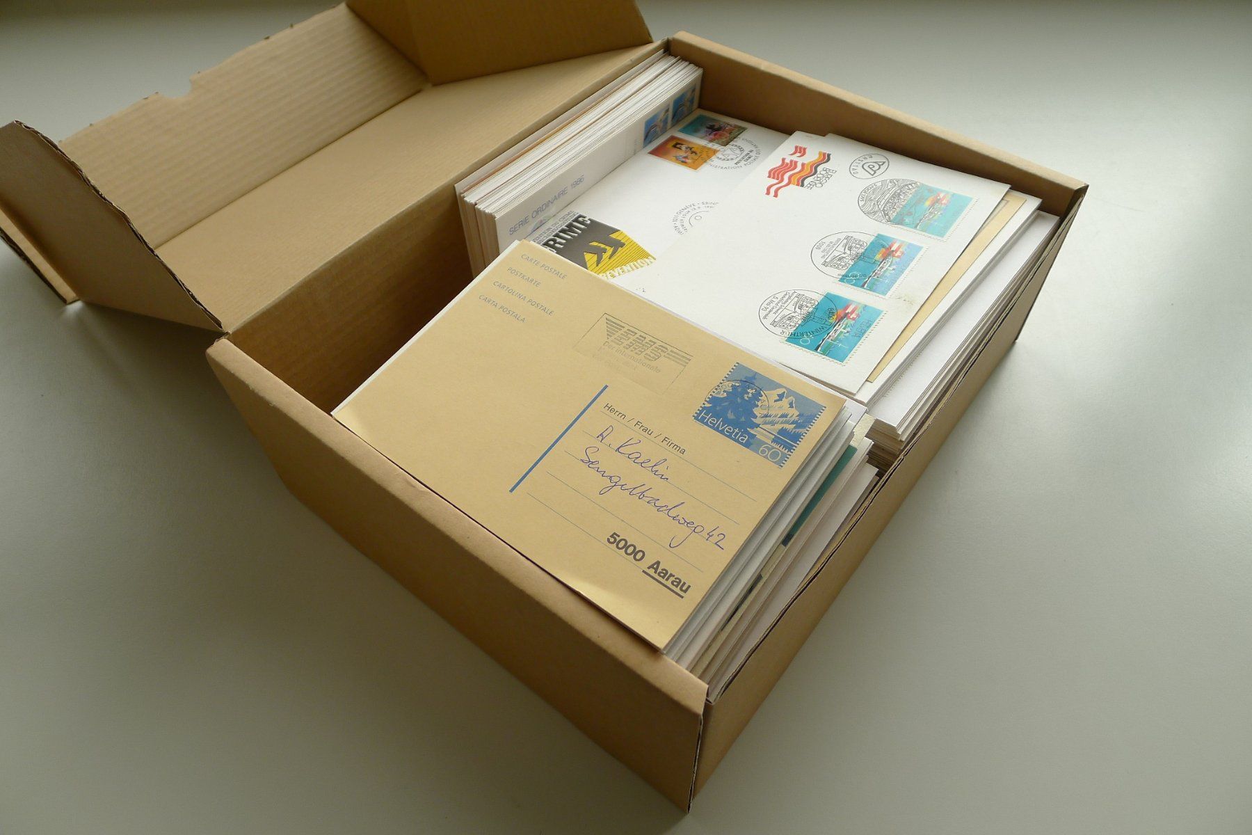 Alle Briefmarken: 1975-1997, BRIEFPOSTEN: Sammlernachlass mit ca. 380 Belegen – Gebraucht aus Sursee von Luzernerraute 1