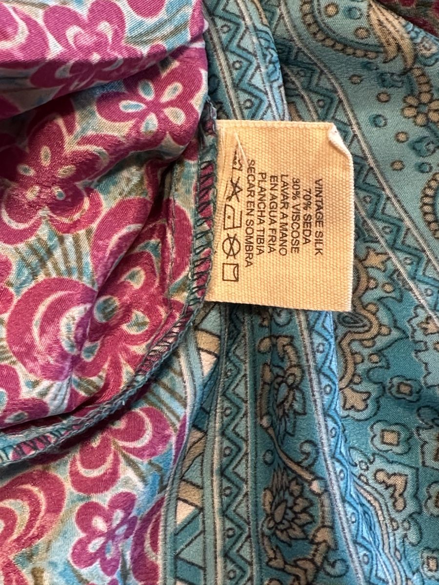 Vestiti: Sommerliches Maxikleid, Einheitsgrösse, Seide/Viskose Mix – Usato da Winikon venduto da Srzsmi 2