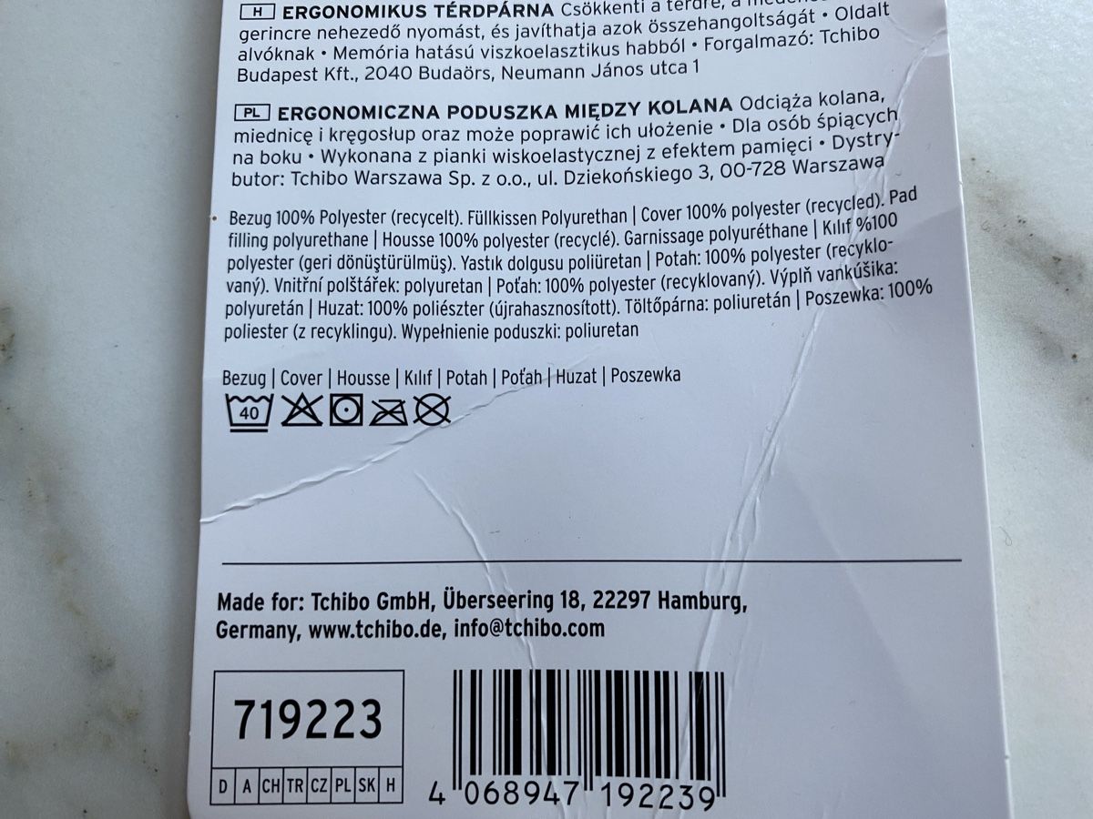 Cuscini: Seitenschläferkissen NEU, ungebraucht – Nuovo e nell'imballaggio originale da Zürich venduto da DidierTG 3