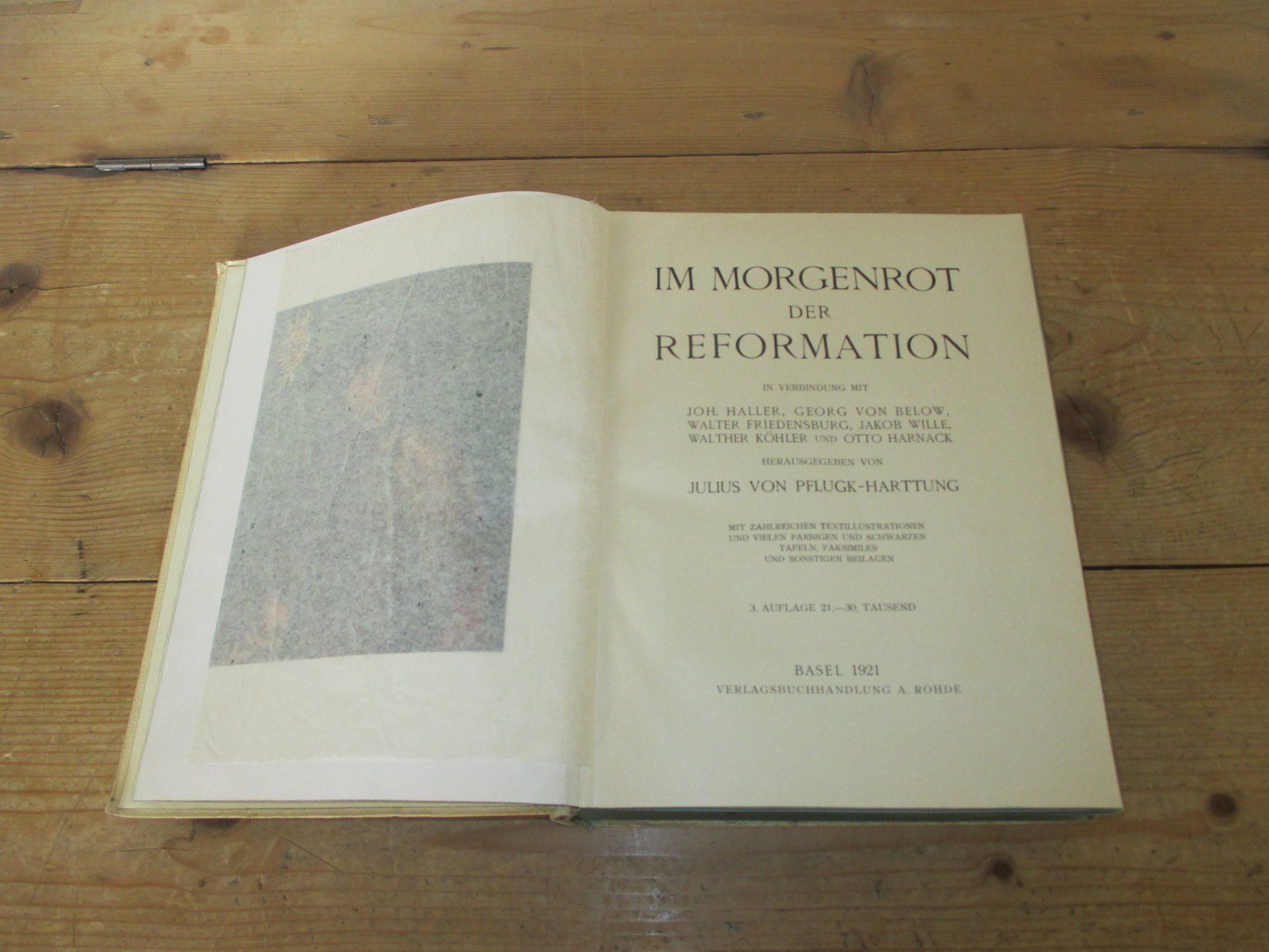Libri: Im Morgenrot der Reformation, 1921 – Usato da Flims - Dorf venduto da Stagediver 1