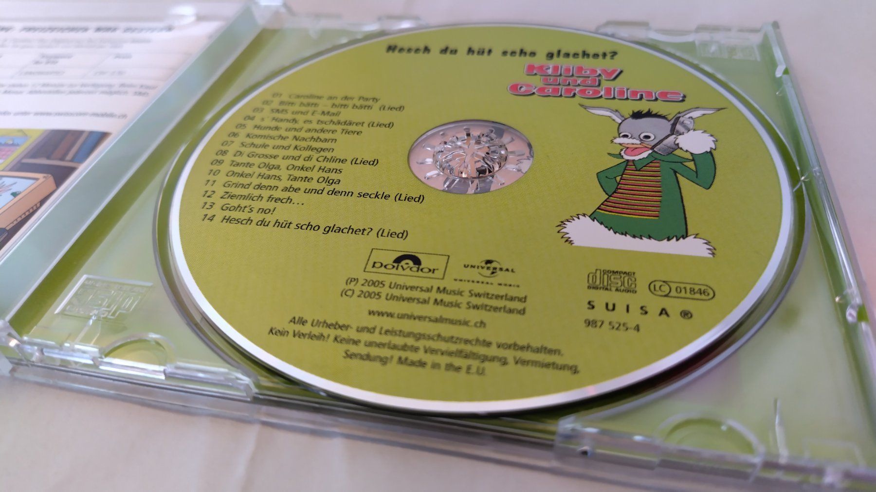 CDs: Kliby & Caroline CD 2005 - Hesch du hüt scho glachet? – Gebraucht aus Bellach von JingleJerry 2