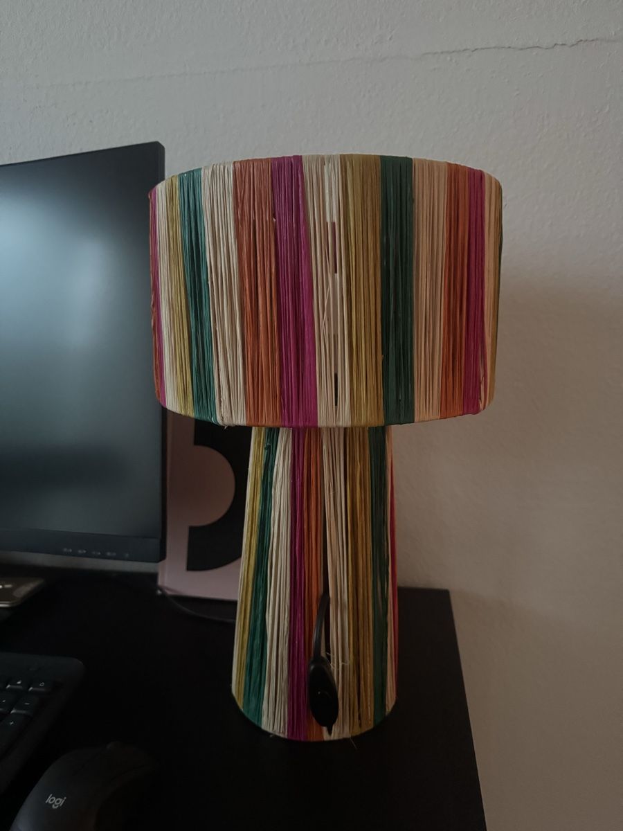 Lampade: Bunte Lampe, Tischlampe, Nachttischlampe – Usato da Zürich venduto da Flao_78376 3