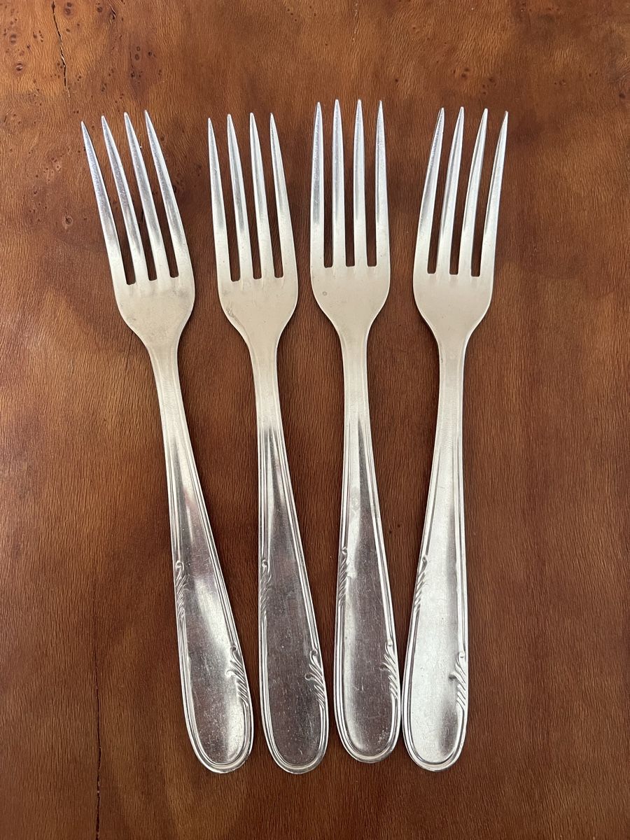 Forchette: 4er Set Vintage Gabeln – Usato da Bern venduto da Piratamorgan