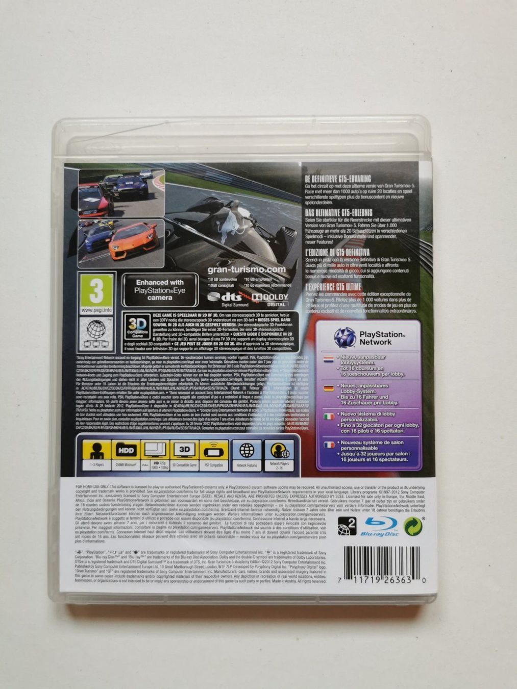 Sony Giochi: Ps 3 - Gran Turismo 5 – Usato da Lenzburg venduto da eyworld 2