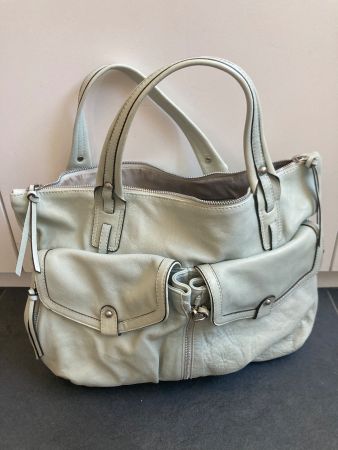 Cinque Ledertasche (helles mint)
