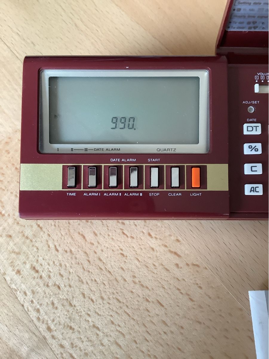 Casio Sveglie: Calculatrice Vintage – Usato da Chernex venduto da Paul096 2