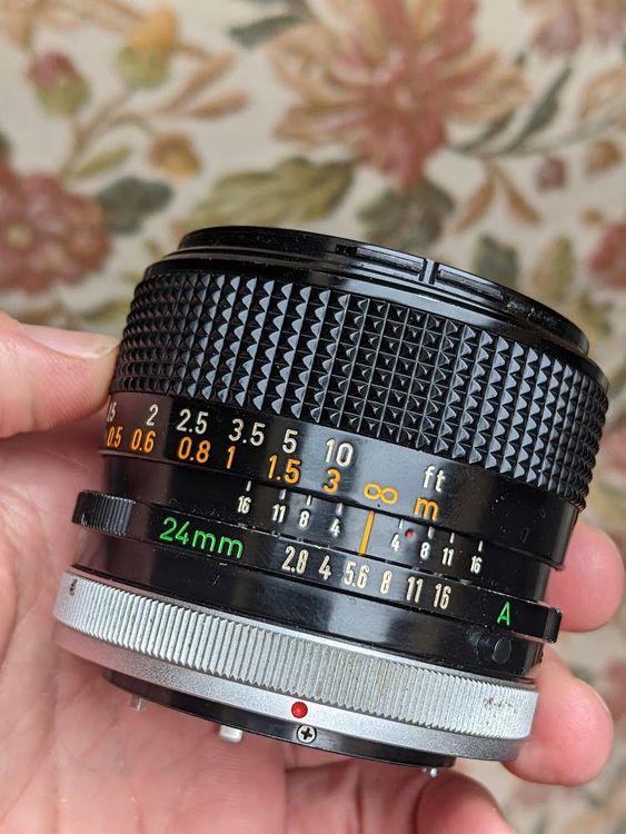 Objectif Canon FD 24mm F/2.8 SSC - Monture Manuelle - État Mint (occasion)