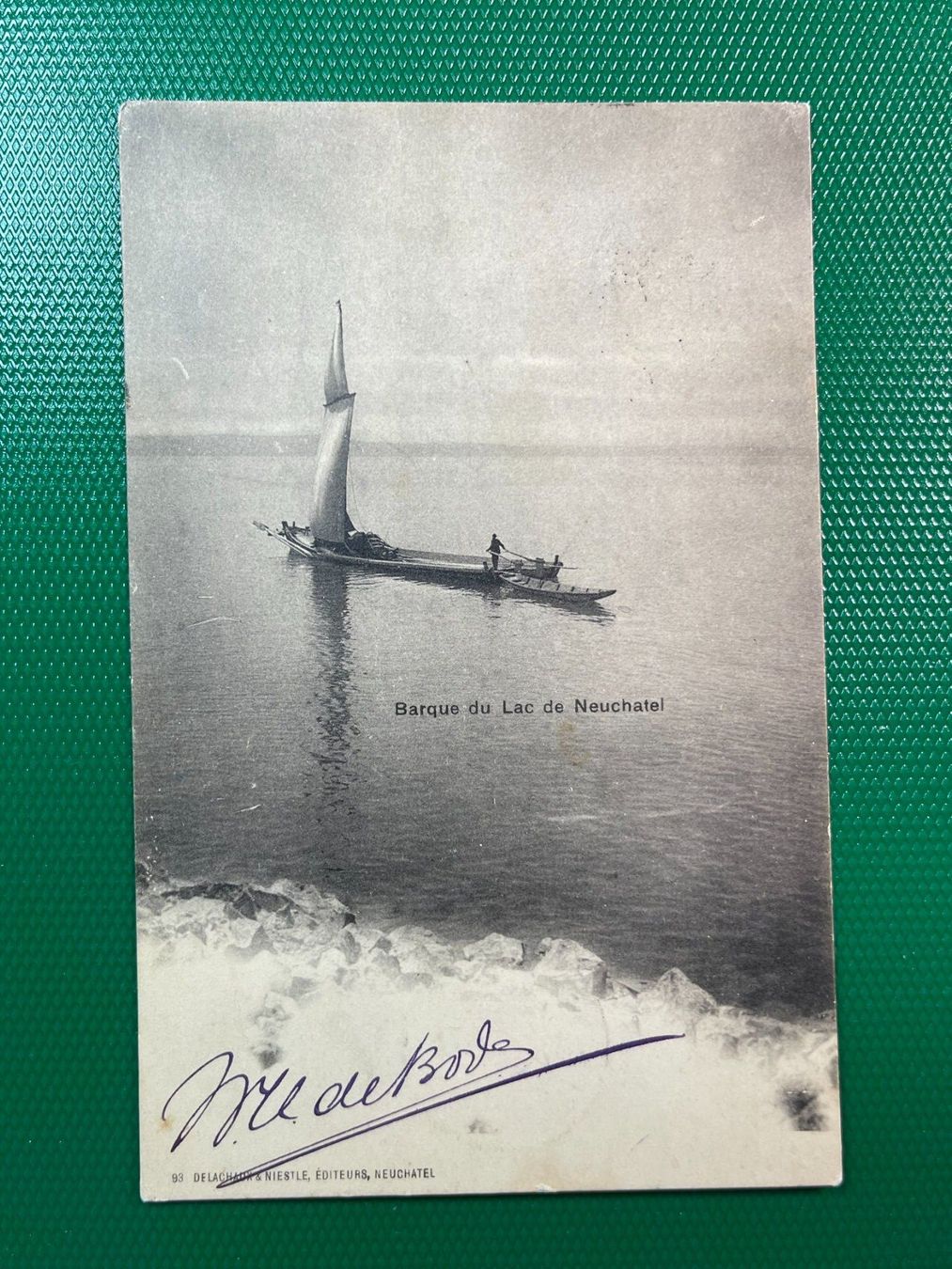 Cartes postales: Barque du Lac de Neuchâtel – D'occasion à Steg VS par _vinci_