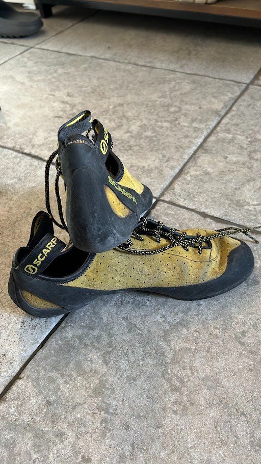 Scarpa Herrenschuhe: Chaussons d'escalade Scarpa Thunder, 43 – Gebraucht aus Fribourg von jimiJ13 1