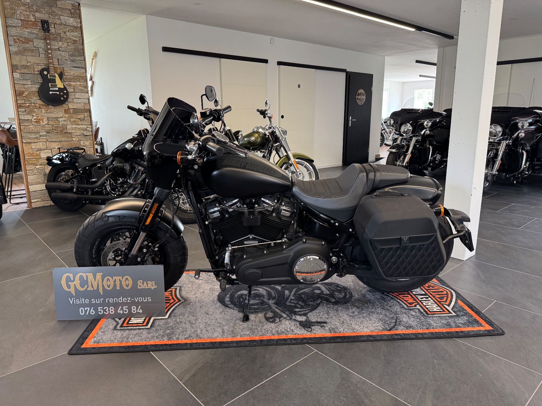 Harley-Davidson Chopper: Harley Davidson Fat Bob 107 LEASING POSSIBLE – Usato da Echallens venduto da HD90 5