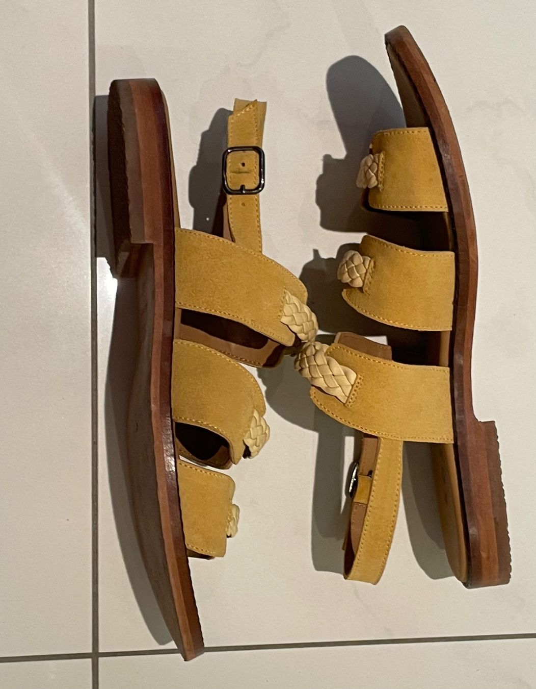 Damenschuhe: Kosma Sandaletten Damen gelb Gr. 38 – Neu (gemäss Beschreibung) aus Winterthur von seamaster1 1