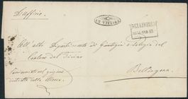 GR S. Vittore - Strahlenstempel - Bellinzona - Brief