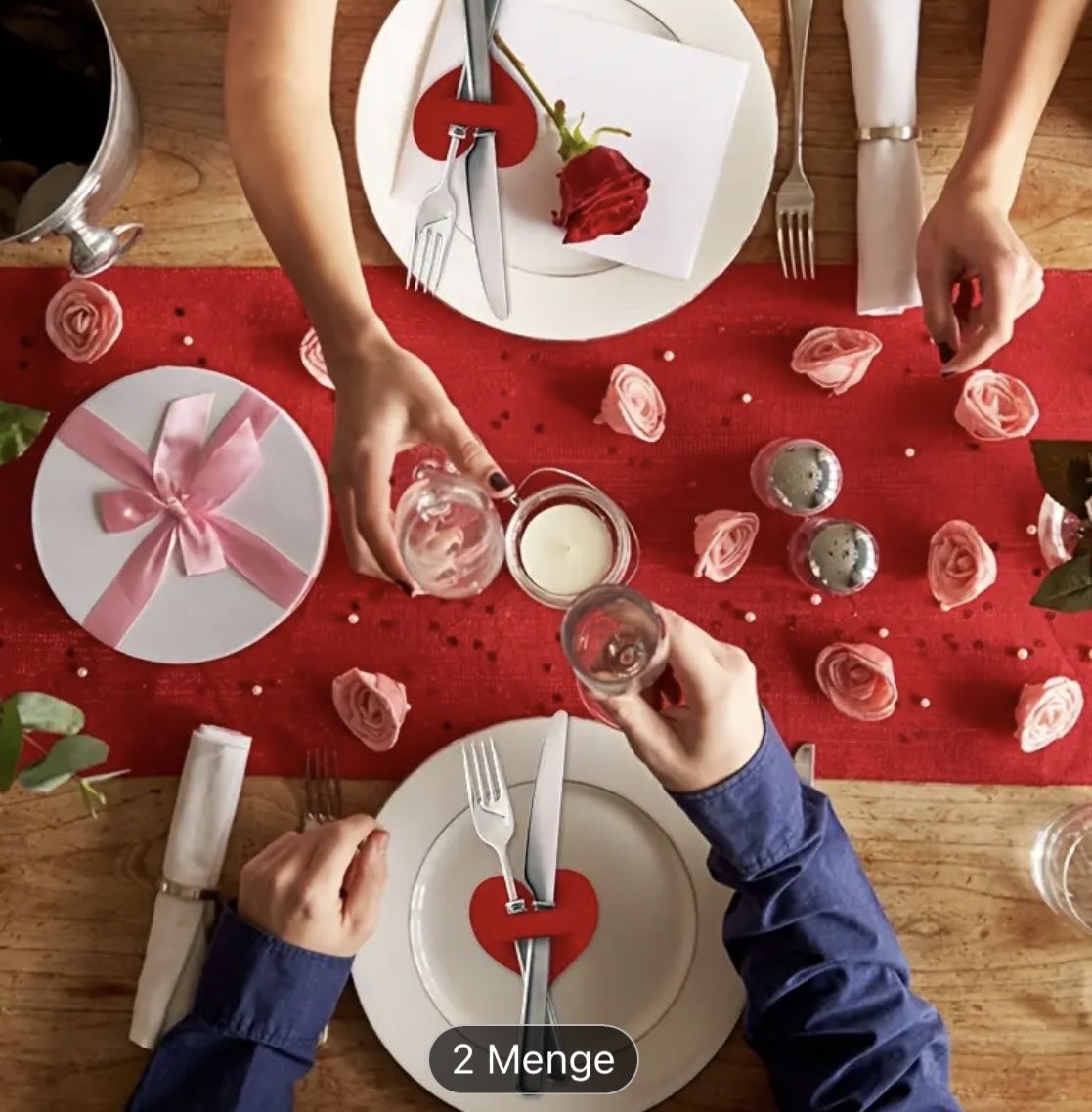 Tutte le decorazioni: 2er- Pack Mini heart – Nuovo e nell'imballaggio originale da Bassersdorf venduto da schokoart.ch 3