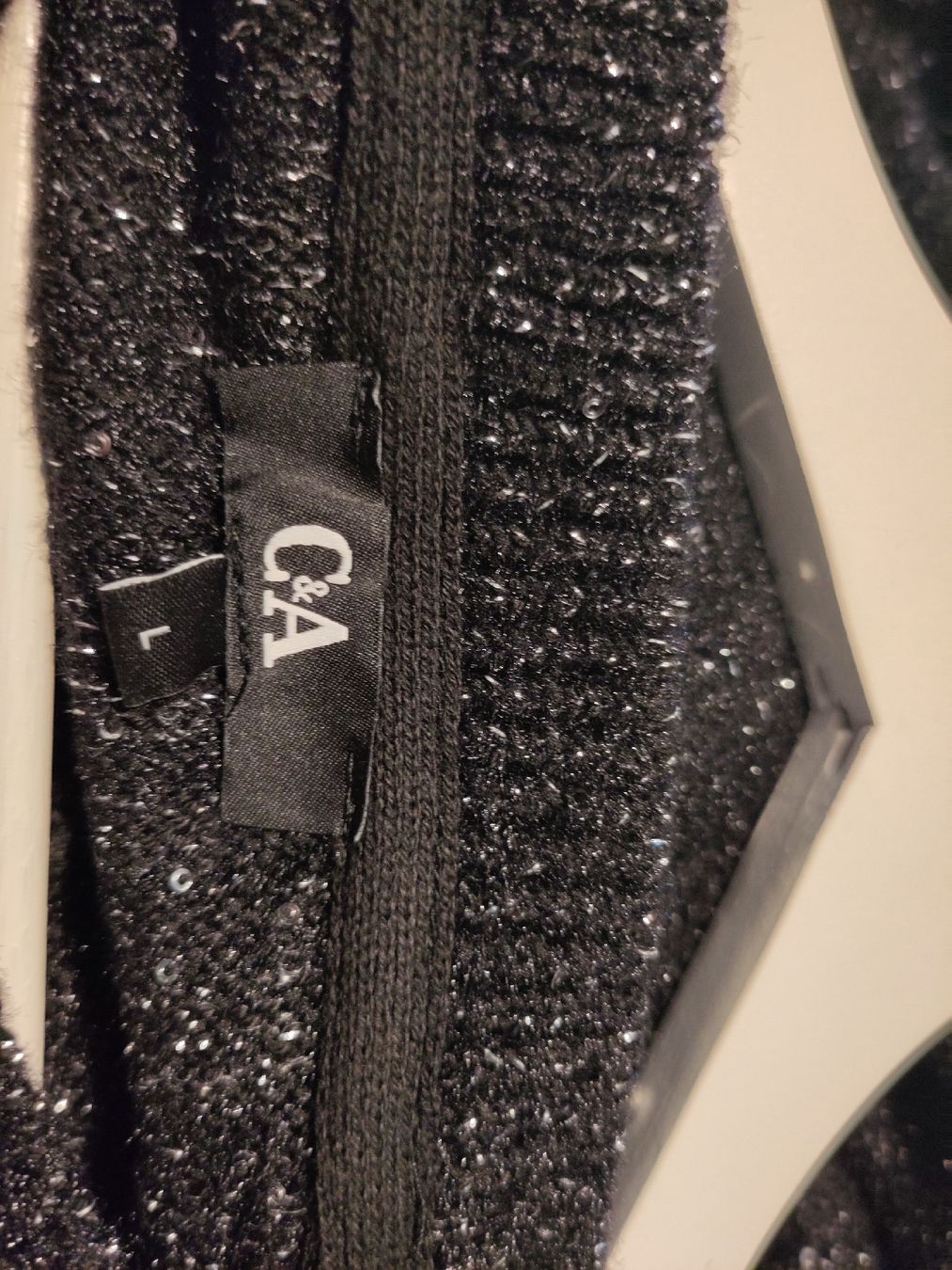 C&A Pulls & Sweat-shirts: Glitzer Pullover, C&A, Grösse L, Schwarz – Neuf (Voir description) à Bettlach par Dkennis 1