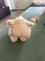 Kuscheltier Schaf beige weich guter Zustand gebraucht