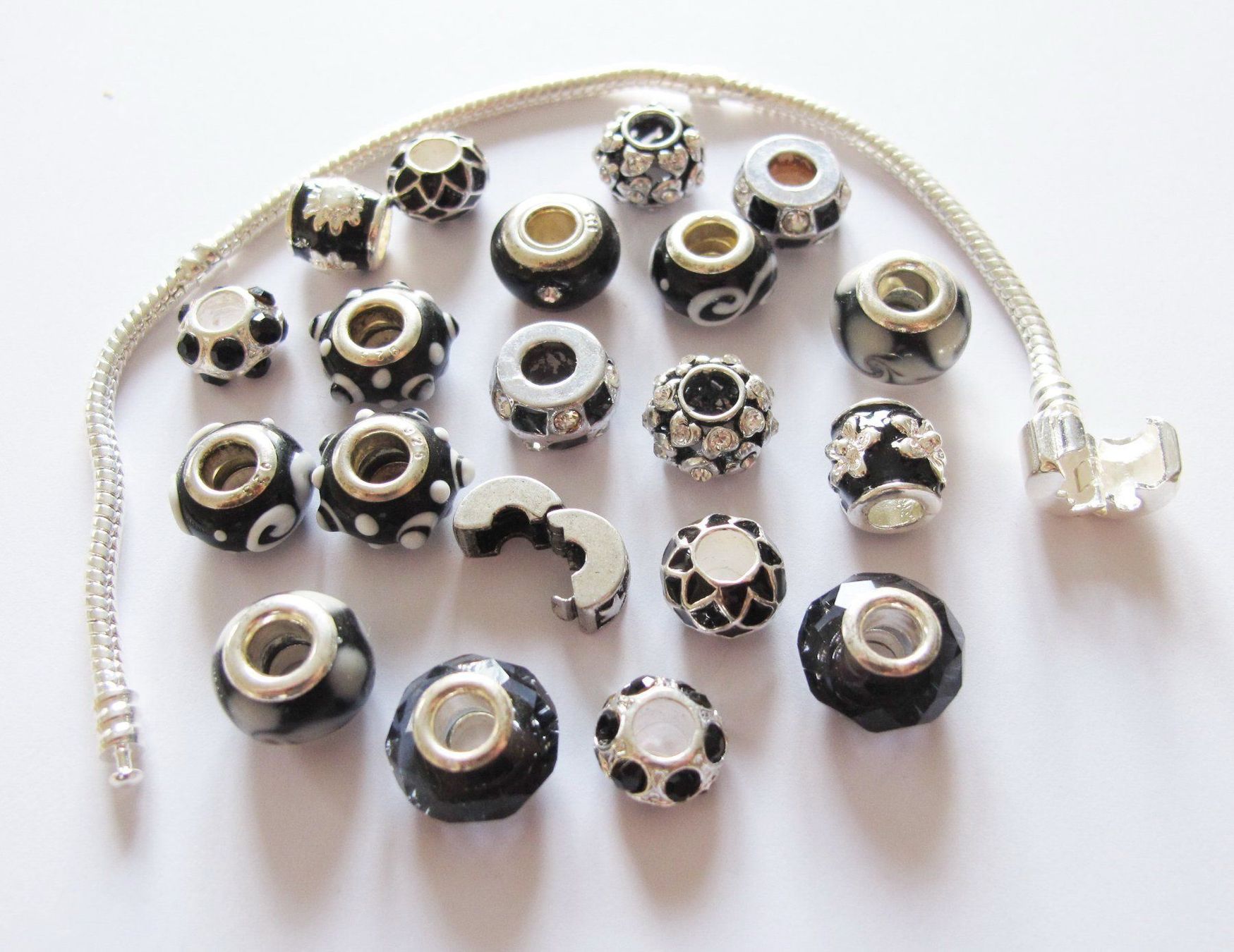 Anhänger: European Beads Kette selber machen DIY – Neu (gemäss Beschreibung) aus Schwanden GL von UHRKNALL 1