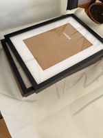 Bilderrahmen Ikea Ribba 3x A3 Schwarz