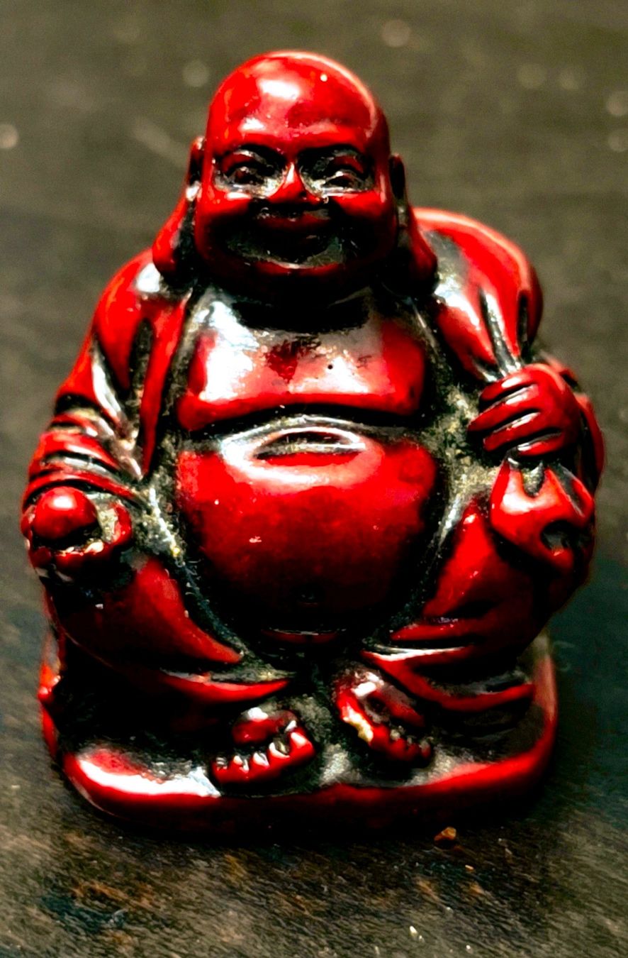 Tutte le decorazioni: Roter Buddha, Glücksbringer Figur, Glücksbuddha Statue – Usato da St. Gallen venduto da Arti24 2