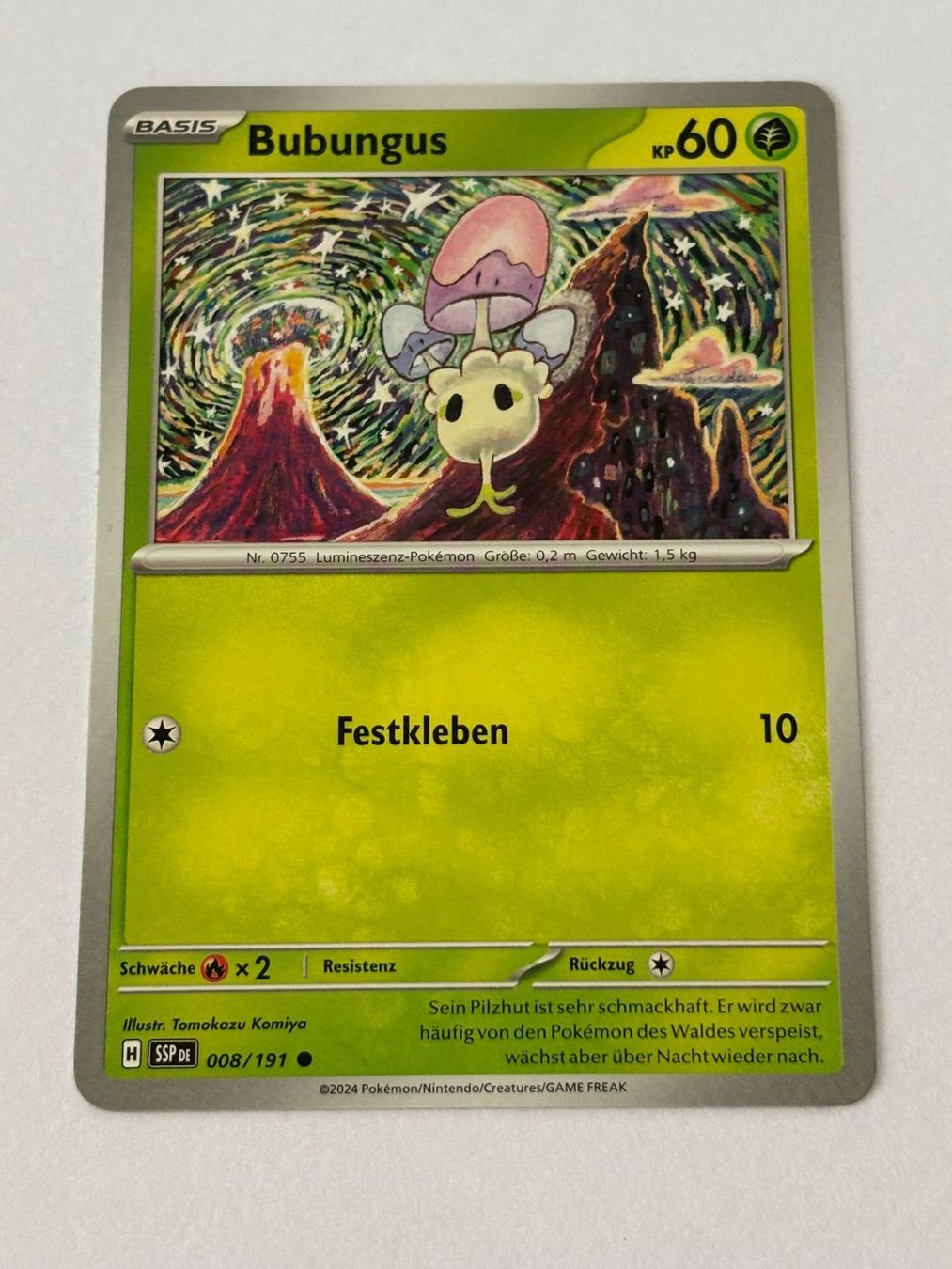 Pokémon Carte collezionabili: Pokemon-Karte Bubungus 008/191 – Usato da Herisau venduto da Seyashop1