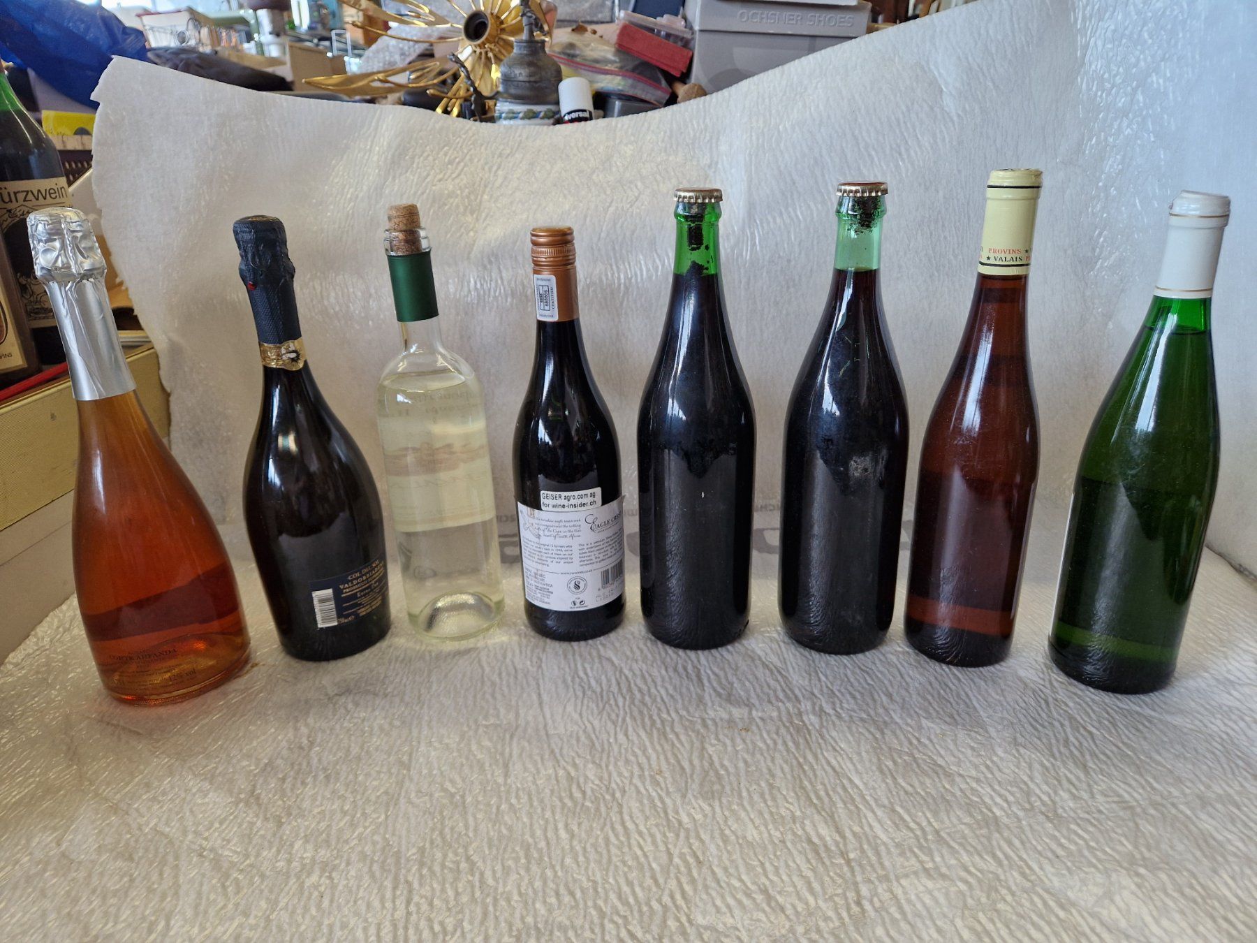 Wein: 8 Flaschen diverse Weine und Prosecco – Gebraucht aus Wädenswil von verebe 3