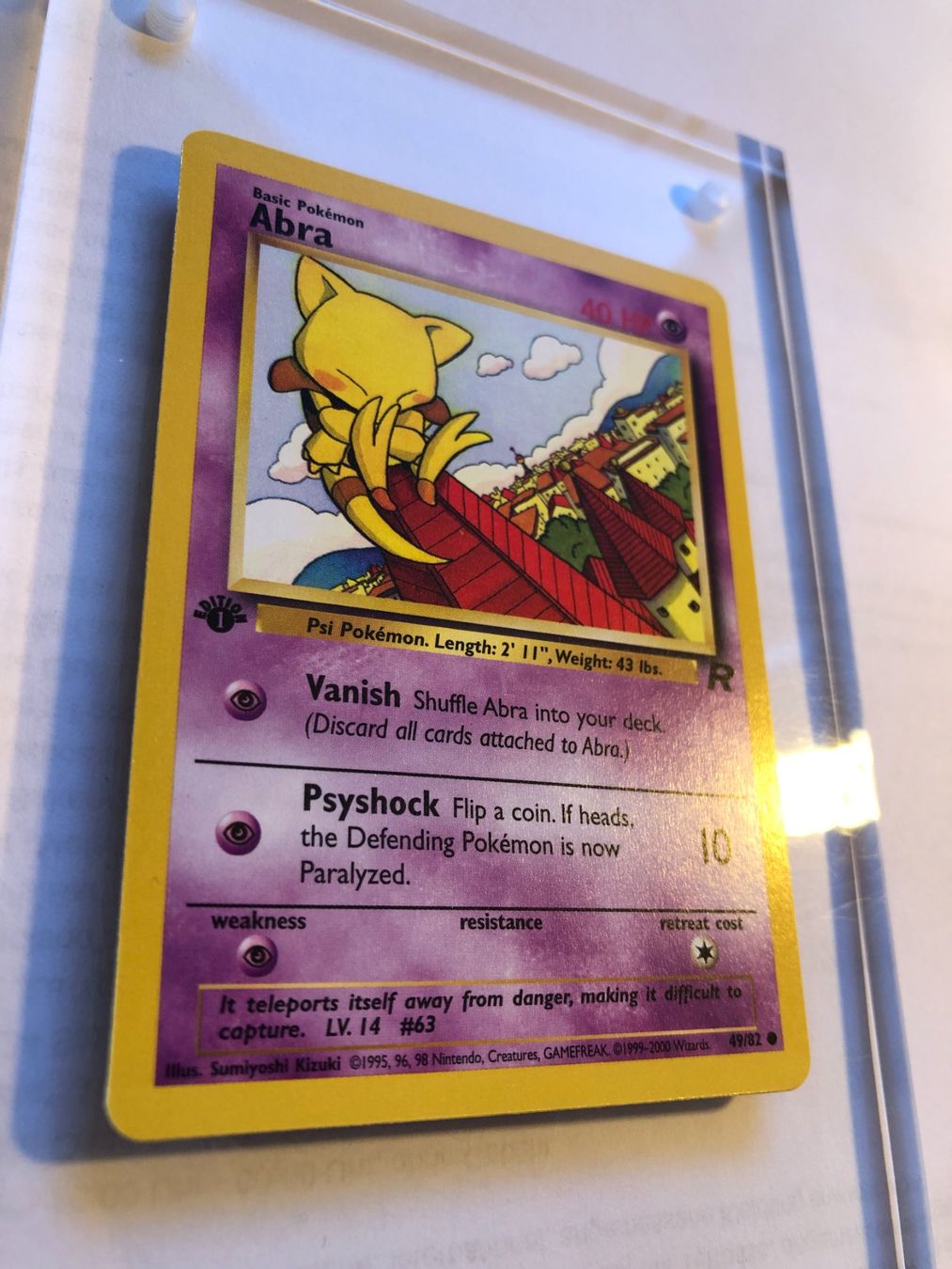 Sammelbilder & Trading cards: Abra 1st Team Rocket - MINT - ab 1.- – Gebraucht aus Giubiasco von dan_pr8b 1