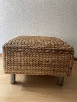 Korbhocker aus Rattan