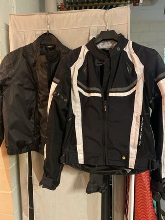 Motorradjacke Richa schwarz weiss gebraucht