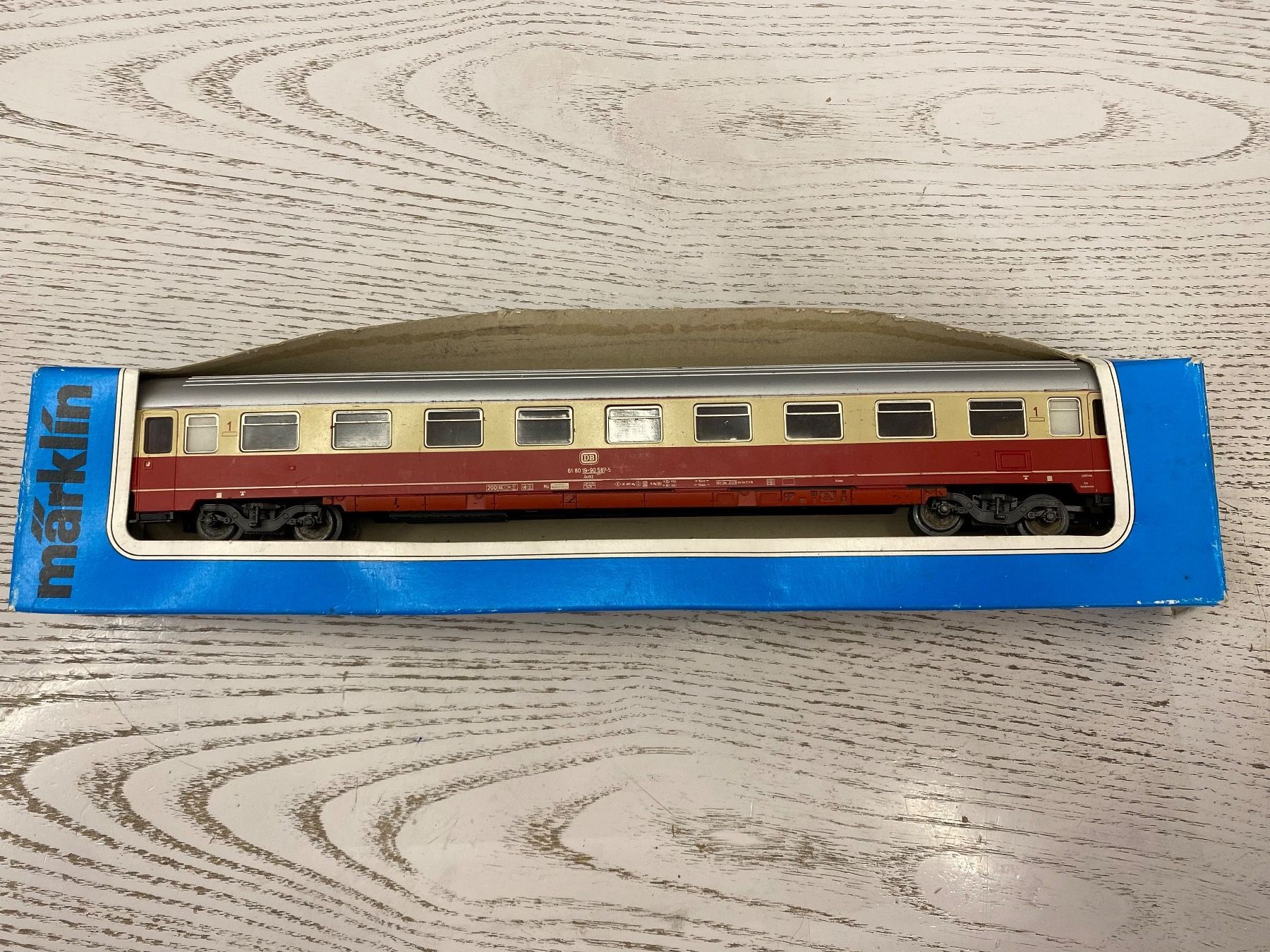 Märklin Modellini di ferrovie: Märklin 4147 DB TEE Eurofima – Usato da Lupsingen venduto da New-Haven