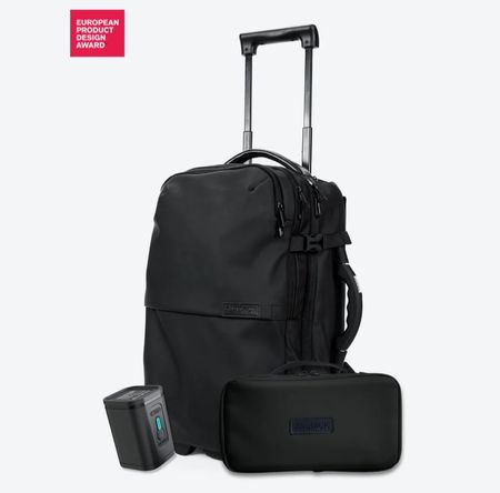 Airback MAX- Backpack with vacuum system, USB charger, wheel