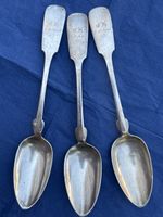 3 schwere Silberlöffel 1877 (160g) aus dem Hause SULZER
