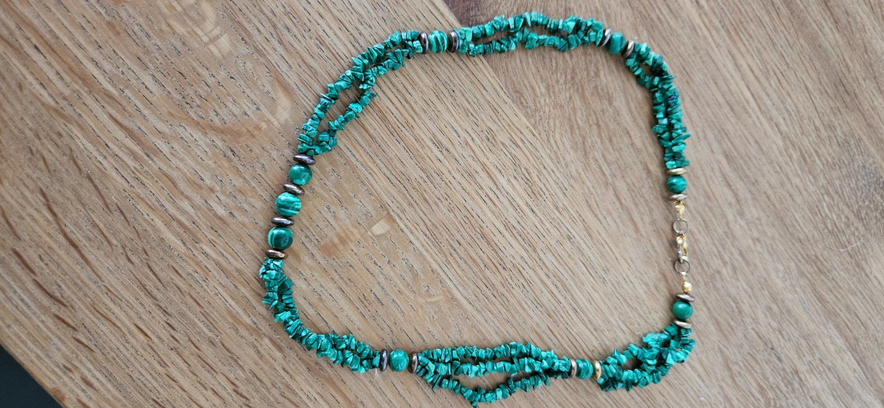 Colliers: Kette Malachit 47cm – D'occasion à Bönigen par mon_8fw5
