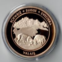 Valais_Schweiz_Suisse_Svizzera_Gedenkmedaille