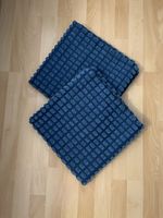 2 IKEA SVARTPOPPEL Pillowcase Cover 65x65 cm Blue
