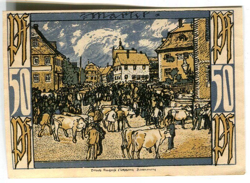Banconote: Notgeld "50 Pfennig. Oberlind 1921" – Usato da Basel venduto da Butsch5