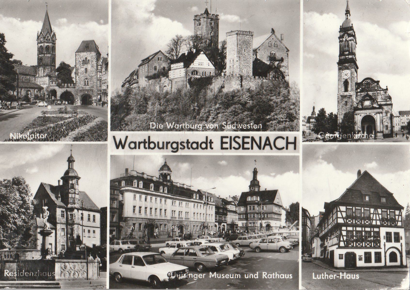 Ansichtskarten: Wartburgstadt  Eisenach – Gebraucht aus Lumbrein von made02